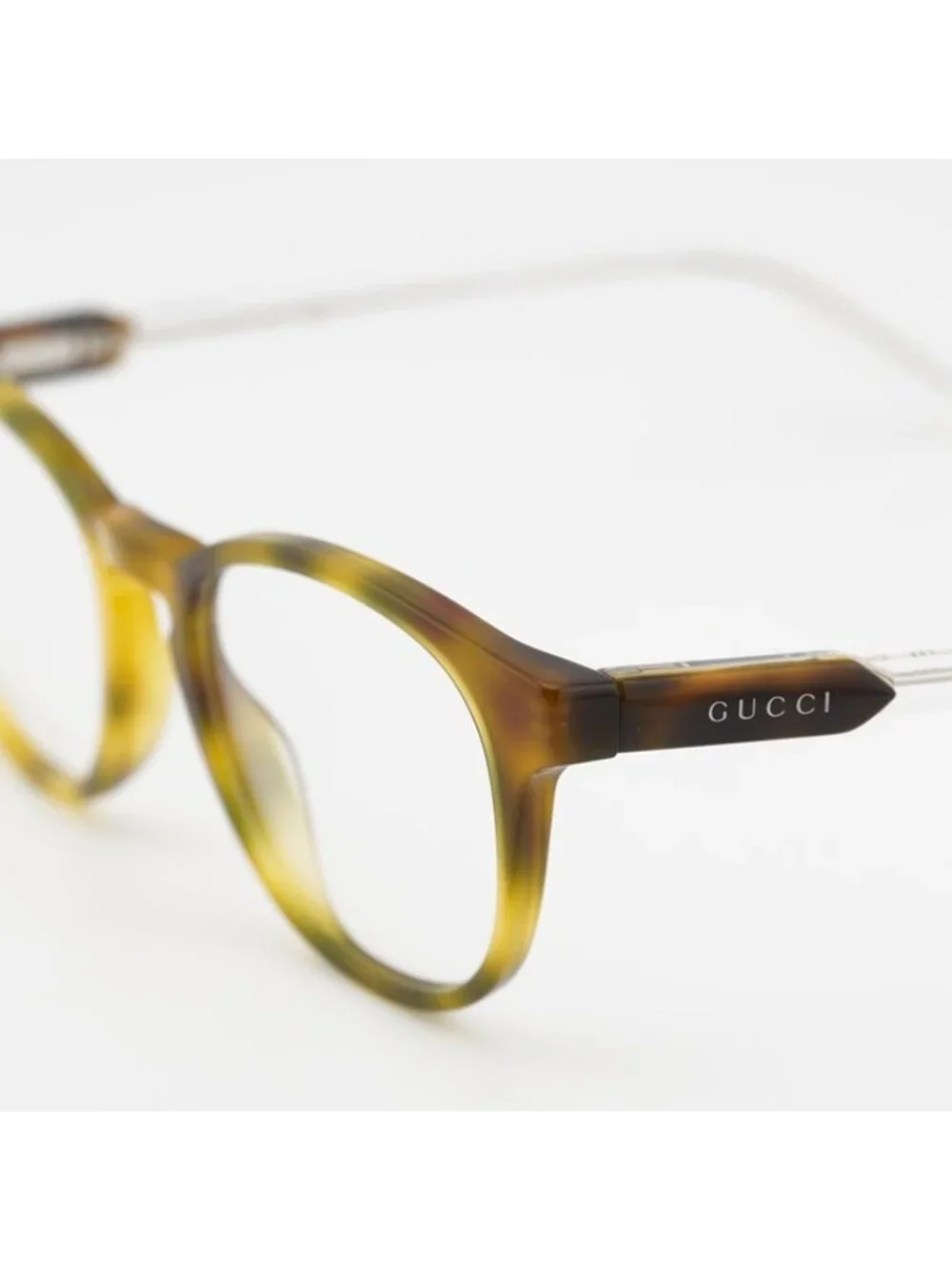Gucci GG0491O 003 Eyeglasses Havana 49mm Round Frame